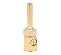 Qudinip Ugello per Fontana in Ottone Testina di Spruzzo Regolabile Definitiva per Laghetti da Giardino, Parchi Divertimenti e Musei 1 X (4 punte 20mm denti interni 1/2)