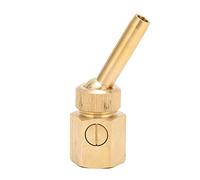 Qudinip Ugello per Fontana in Ottone Testina di Spruzzo Regolabile Definitiva per Laghetti da Giardino, Parchi Divertimenti e Musei 1 X (6 minuti 25 mm denti interni 3/4)