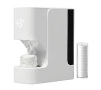 qudkdhs Dispenser di Asciugamani per Il Viso Riscaldato, Scalda Asciugamani Compresso Automatico con 20 Asciugamani Compressi, Riscaldamento in 3 Secondi E Temperatura Costante di 55°c