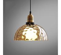 qudkdhs Lampada a Sospensione in Vetro ambrato Irregolare Stile Cottage, Lampada da soffitto Decorativa per Bagno, luci sospese per Soggiorno, Camera da Letto