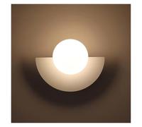 qudkdhs LED Nordic Wrought Iron Wall Lamp Bedroom Bedside Wall Light Simple Colorful Plastic Ball Indoor Living Room Wall Sconces