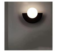 qudkdhs LED Nordic Wrought Iron Wall Lamp Bedroom Bedside Wall Light Simple Colorful Plastic Ball Indoor Living Room Wall Sconces