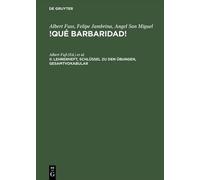 Qué barbaridad, II, Lehrerheft, Schlüssel zu den Übungen, G (Copertina rigida)
