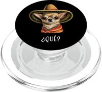 "¿Qué?" (Cosa?) Divertente chihuahua spagnolo PopSockets PopGrip per MagSafe