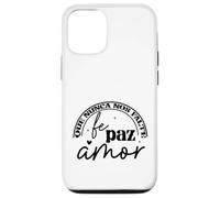 Que nunca nos falte Fé, Paz, Amor Custodia per iPhone 12/12 Pro