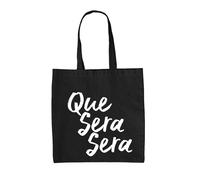 Que Sera - Borsa Tote IN Tela - Musica Testo Canzone Doris Day Calcio Canto