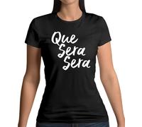 Que Sera - T-Shirt - Musica Testo Canzone Doris Day Calcio Canto