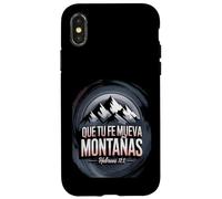 Que Tu Fe Mueva Montañas - Ebreo 11:1 Custodia per iPhone X/XS