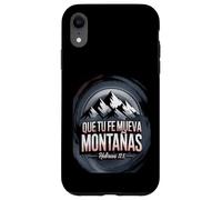 Que Tu Fe Mueva Montañas - Ebreo 11:1 Custodia per iPhone XR