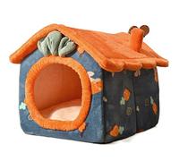 QUEAWOQ Cuccia pieghevole per cani e gatti, cuccia invernale per cani, cuccia per dormire, cuccia rimovibile, calda cuccia per animali domestici (Colore: 4, taglia: M) Piedi di polpo