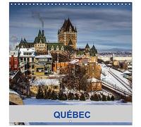 Québec (Calendrier Mural Carré 2026 30 x 60 cm (ouvert)) Calendrier double avec une page pour vos prises de notes