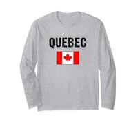 Québec Canada Bandiera Canadese Maglia a Manica