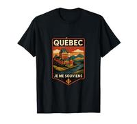 Quebec - Castello di Je Me Souviens Maglietta