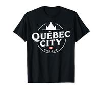 Québec City Canada Design elegante da viaggio Maglietta