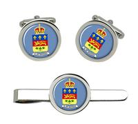 Quebec Provincia (Canada) Gemelli E Fermacravatta Set