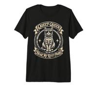 Queef Queen Hear My Kitty Purr Cool Cat Lady Maglietta Premium