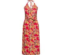 Queen Abito a matita con scollo a farfalla Kerosin QKU26005 rosso L Rosso