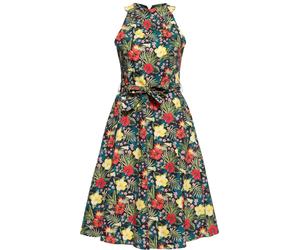 Queen Abito swing da donna in paraffina M Nero