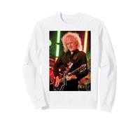 Queen & Adam Lambert Brian May Chitarrista di Dick Barnatt Felpa