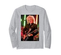 Queen & Adam Lambert Brian May Chitarrista di Dick Barnatt Maglia a Manica