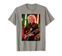Queen & Adam Lambert Brian May Chitarrista di Dick Barnatt Maglietta