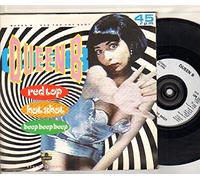 QUEEN B - QUEEN B - RED TOP HOT SHOT - poster sleeve - 7 inch vinyl / 45