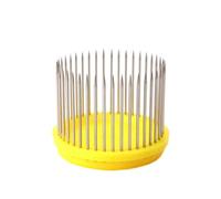 Queen Bee Cage 10 pezzi in acciaio inossidabile Introduzione Gabbia Strumenti di apicoltura for l'allevamento api su pettine Apicultura(Yellow)