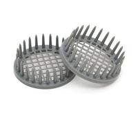 Queen Bee Cage 100 pezzi Catcher in plastica Strumenti for l'allevamento di apicoltura Forniture for for apicoltori(Gray)