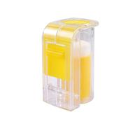 Queen Bee Catcher 6 pezzi in plastica con pennarello for bottiglia, strumento for stantuffo for apicoltori, apicoltura da giardino, marcatura regina(Yellow)