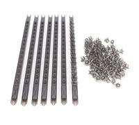 Queen Bee Cell Cups Kit with Frames, Plastic Queen Rearing Cage Box, 100 Pcs Beekeeping Cell Cup Set with 7 Frame for Hive Management, Lightweight Non - Toxic Durable Beekeepe