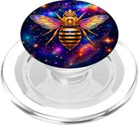 Queen Bee Crown Elegante Bug Miele Alveare Apicoltore Insetto PopSockets PopGrip per MagSafe