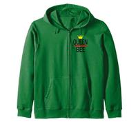Queen Bee Crown Hip Hop Mum Mom Mothers Day Felpa con Cappuccio