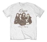Queen Bo Rhap Portrait White L Maglietta