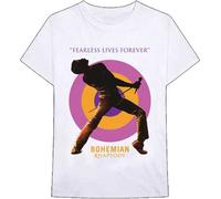 Queen Boemo Rhapsody senza Paura Vive Forever Classico Rock T Shirt 32771192