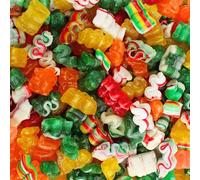 Queen City Candy Cave - Nastro rigido per caramelle natalizie, sottile, per bambini, stile antico, mini nastro per le vacanze, 396,9 g