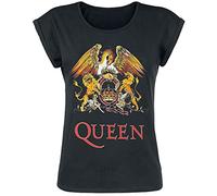 Queen Classic Crest Donna T-Shirt Nero Regular