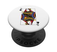 Queen Clubs - Costumi divertenti e facili per Halloween fronte e retro PopSockets PopGrip Adesivo