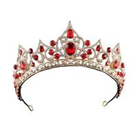 Queen, coroncina per capelli da sposa, gioiello da sposa alla moda con strass, corona per ballo di fine anno