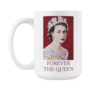 Queen Elizabeth II, tazza in ceramica della regina dell'Inghilterra, souvenir della famiglia reale, tazza da collezione della regina Elisabetta II, tazza ricordo della regina Elisabetta II, tazza