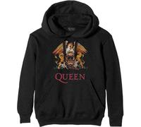 Rockoff Trade Queen Classic Crest Pullover Cappuccio, Nero (Black Black), X-Large Uomo