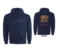 Queen - Felpa # M Unisex Blue # Classic Crest
