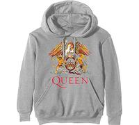 Queen - Felpa # Xl Unisex Grey # Classic Crest