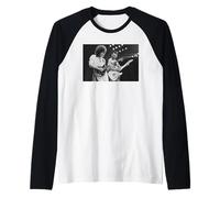 Queen Freddie Mercury Brian May con Le Chitarre Wembley Arena Maglia con Maniche Raglan