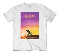 Queen Freddie Mercury White Bohemian Rhapsody autorizzato Uomo maglietta