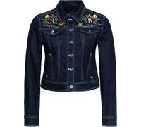 Queen Giacca in denim da donna Kerosin XS Blu