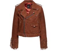 Queen Giacca Kerosin da donna in pelle scamosciata QKI49018 XS Marrone