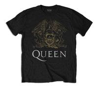 Queen Gold Crest Logo Freddie Mercury ufficiale Uomo maglietta unisex