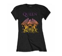QUEEN Gradient Crest Camiseta Licenza Ufficiale RockOff QUTS40LB