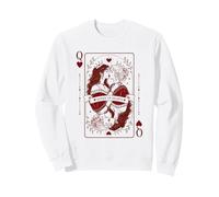 Queen Hearts Orgoglio Lesbico | Romance Gothic LGBTQ Felpa