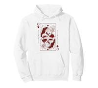 Queen Hearts Orgoglio Lesbico | Romance Gothic LGBTQ Felpa con Cappuccio